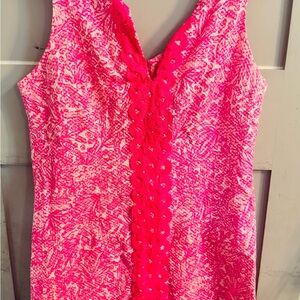 Lilly Pulitzer Pink Textured Dress